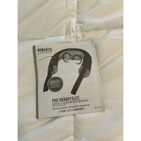 HoMedics Pro Therapy Elite Shiatsu & Vibration Neck Massager w/Heat Pain Relief - Picture 7 of 7